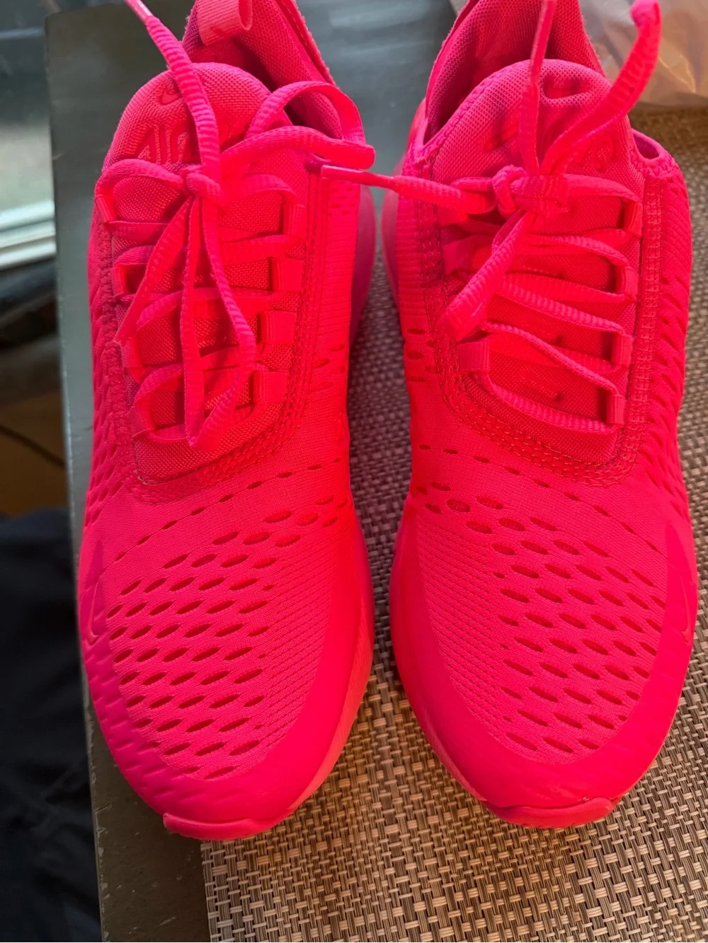Bright Pink Women's Athletic Running Sneakers - Lightweight Breathable Fit